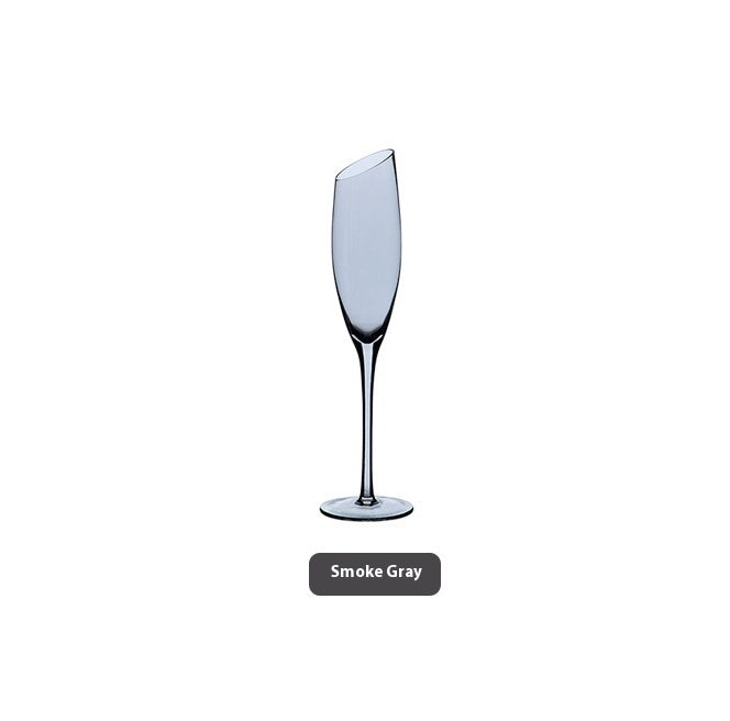 Beveled Crystal Goblet Electroplated Elegant Beverage Glass