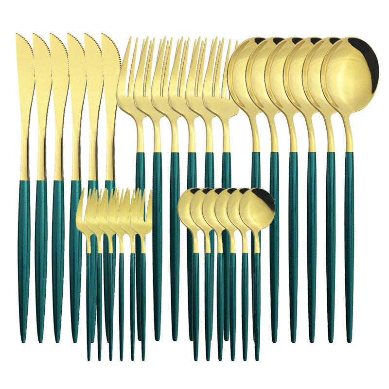 Stainless Steel Creative Cutlery Set Coffee Spoon Fruit Cake Fork