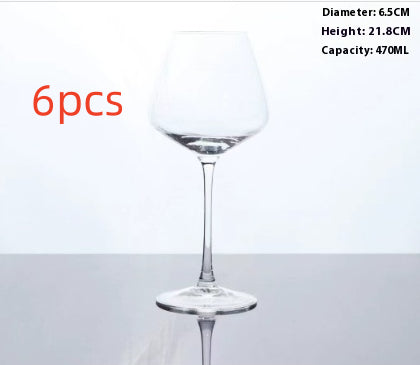 Luxury Crystal Glass Goblet For Elegant Beverage Serving