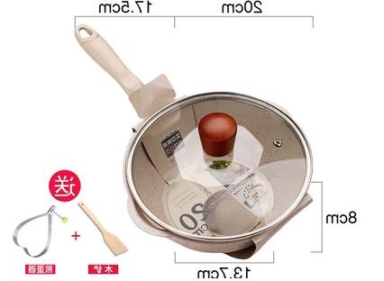 Deep Non Stick Small Frying Pan Home Wok Cookware