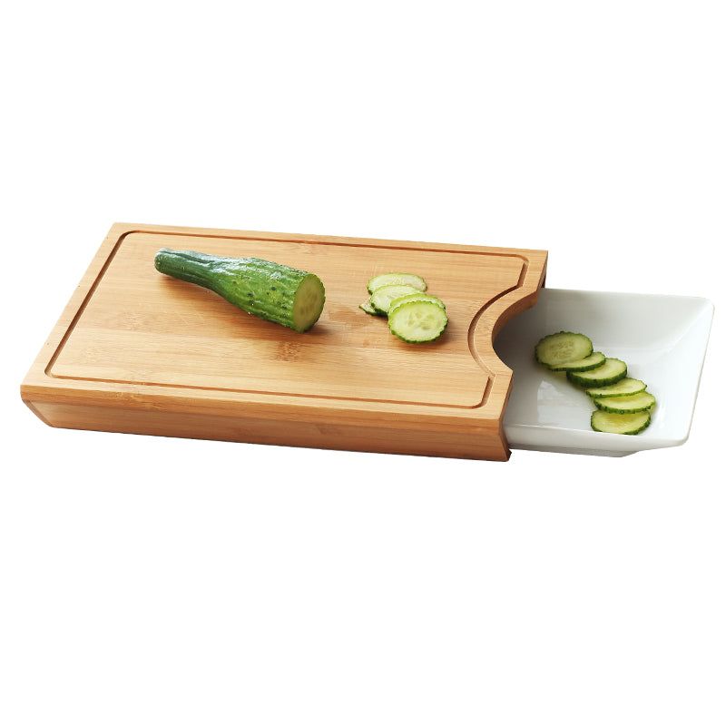 Multifunctional Household Chopping Board With Dish