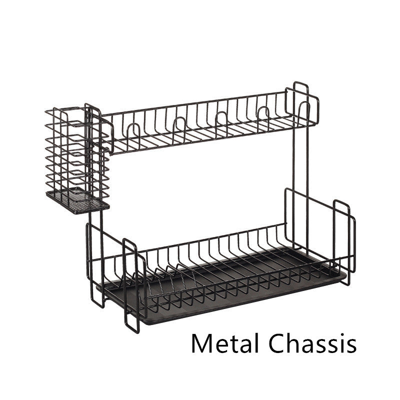 Multifunctional Double Layer Dish Drying Rack