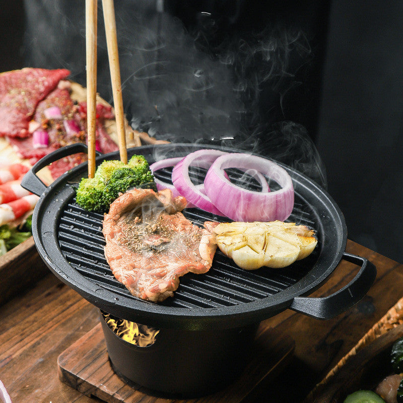 Non Stick Small Indoor BBQ Grill Household Cooking Grill