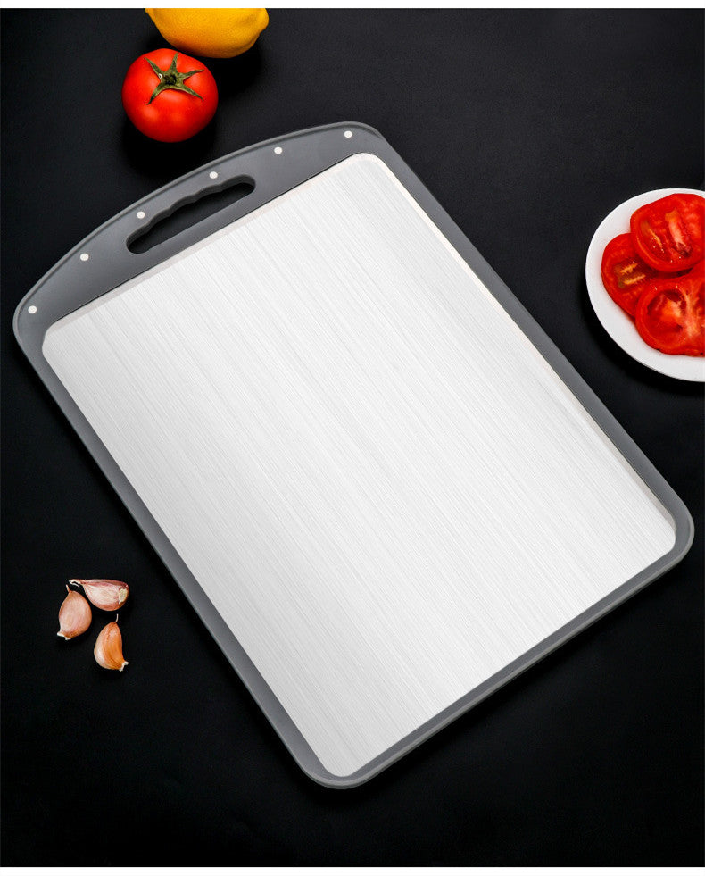 304 Stainless Steel Double Sided Kitchen Chopping Board