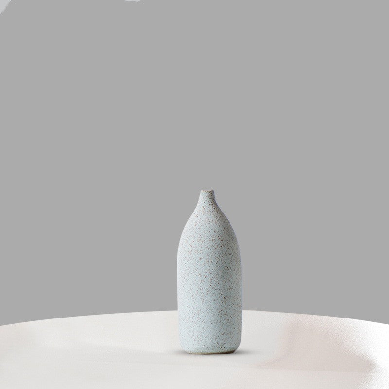 Frosted Ceramic Vase Home Decor Accent Piece