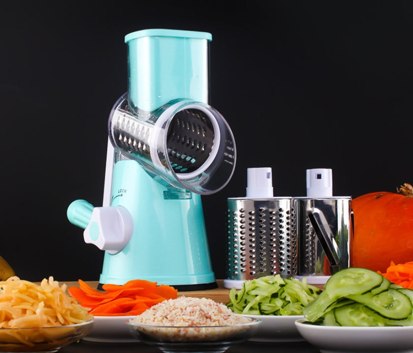 Multifunctional Round Mandoline Vegetable And Cheese Slicer