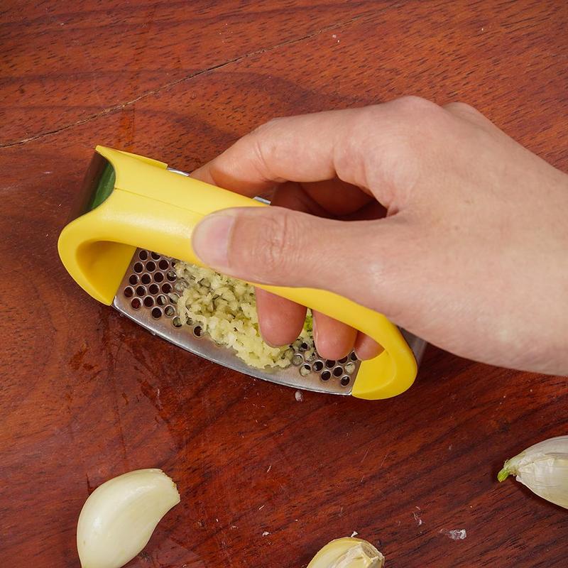 Stainless Steel Garlic Press And Masher