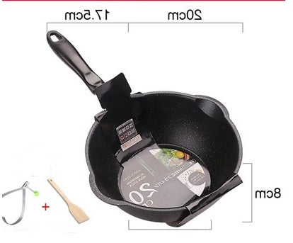 Deep Non Stick Small Frying Pan Home Wok Cookware