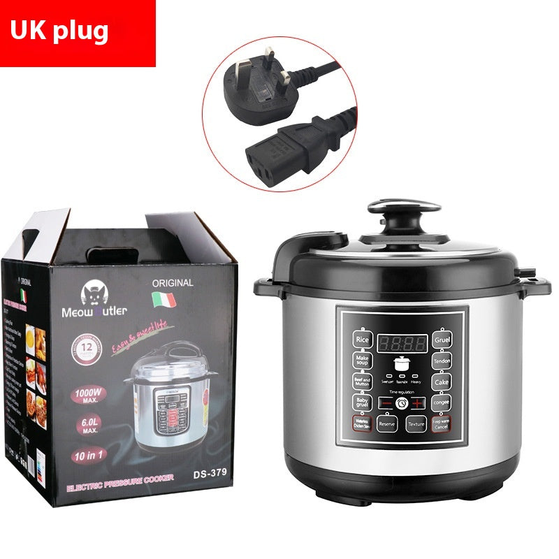 5L Smart Multi Function Pressure Cooker Rice Cooker Timer Household