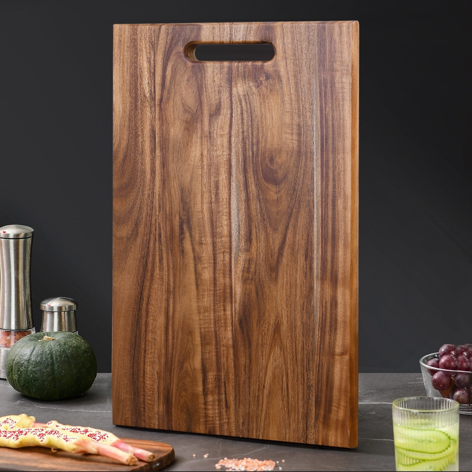 Square Acacia Wood Large Cutting Board Steak Household Chopping Board