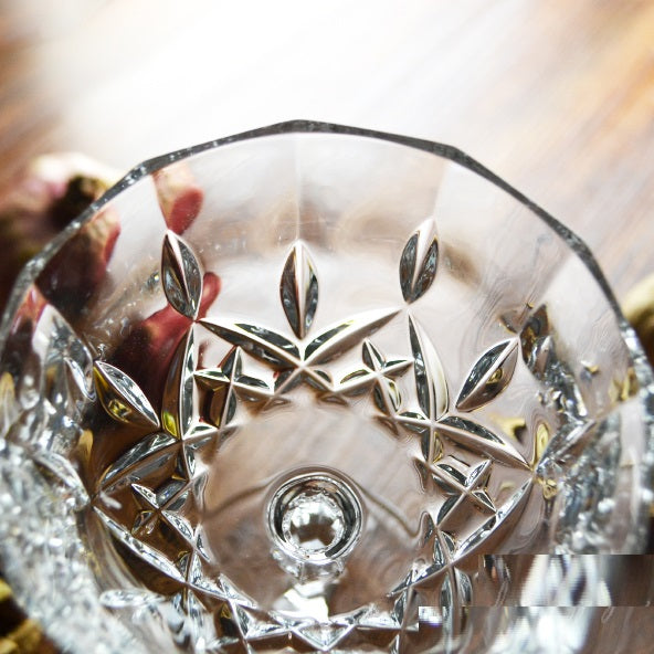 Elegant Wide Mouth Crystal Goblet For Celebratory Drinks