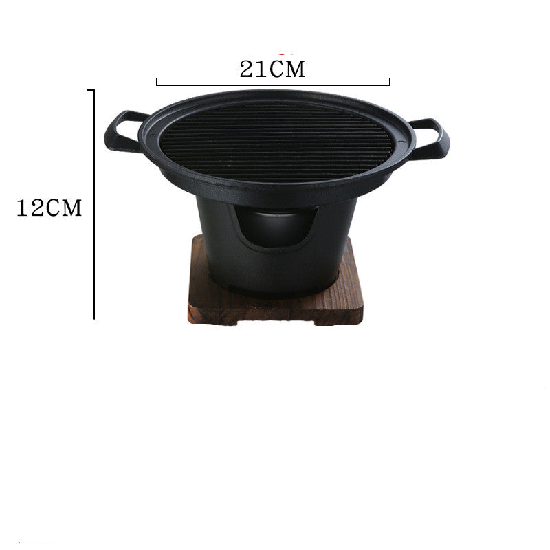 Non Stick Small Indoor BBQ Grill Household Cooking Grill
