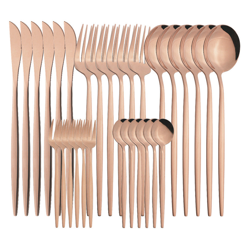 Stainless Steel Creative Cutlery Set Coffee Spoon Fruit Cake Fork
