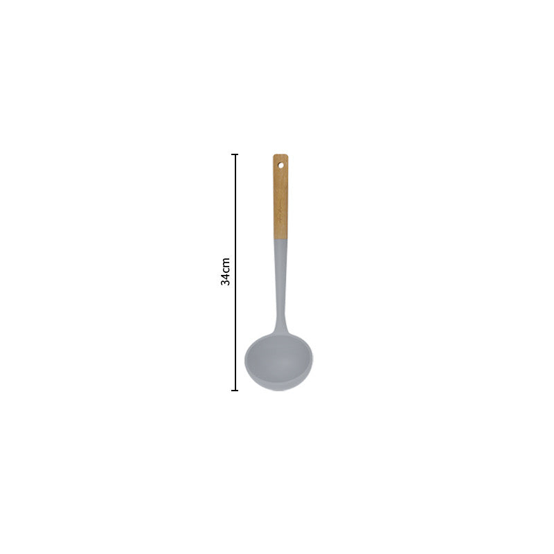 High Temperature Silicone Kitchen Utensils Set Spatula Spoon Colander