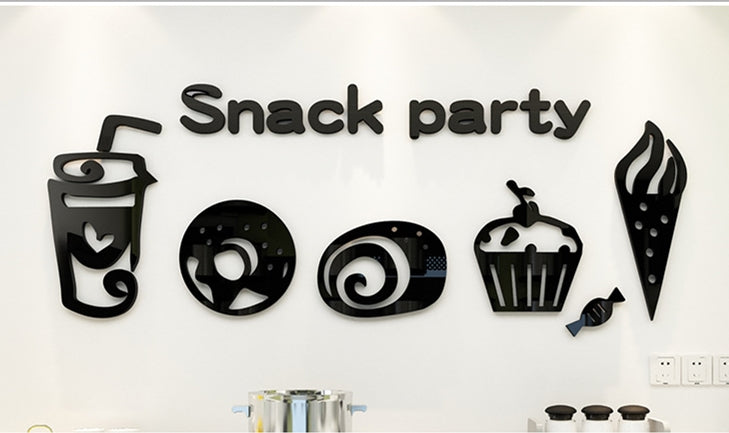 Cute Minimalist Kitchen Wall Decor Sticker
