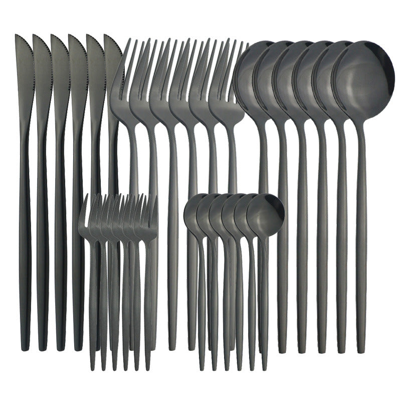 Stainless Steel Creative Cutlery Set Coffee Spoon Fruit Cake Fork