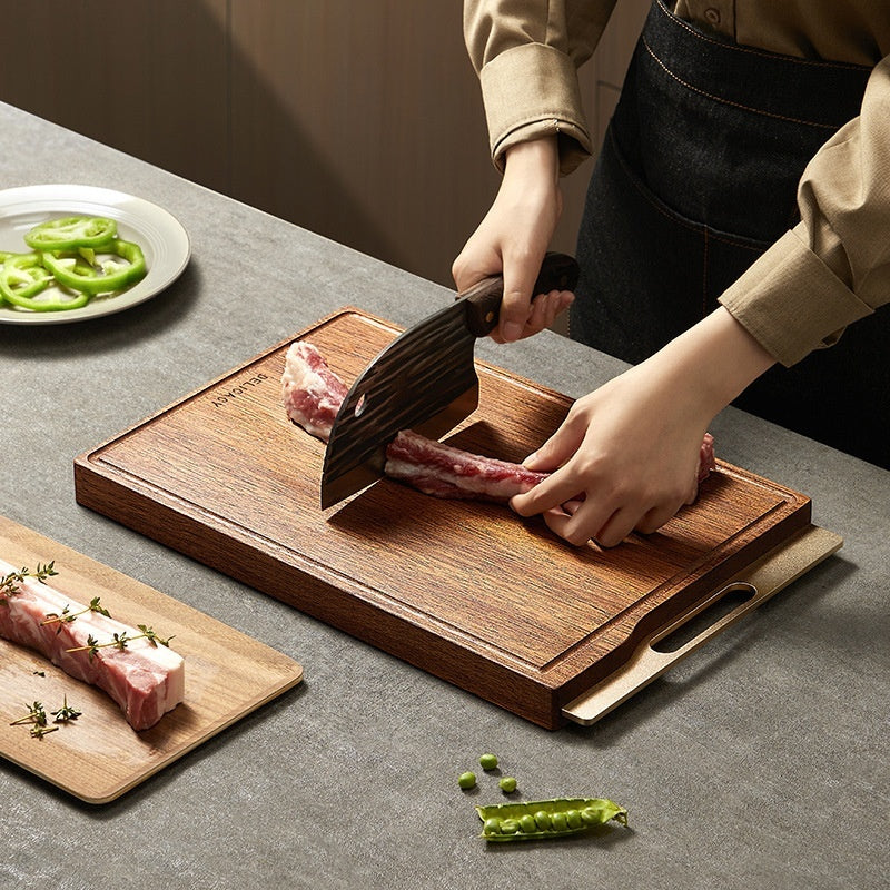 Solid Wood Kitchen Chopping Board Anti Mold Antibacterial Cutting Board