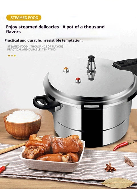 Universal Pressure Cooker Gas Induction Compatible Household Cookware