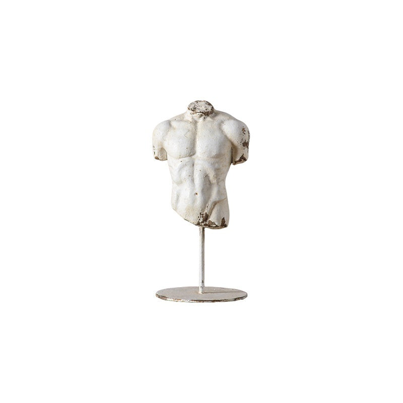 Creative Half-Body Sculpture Desktop Figurine Decor