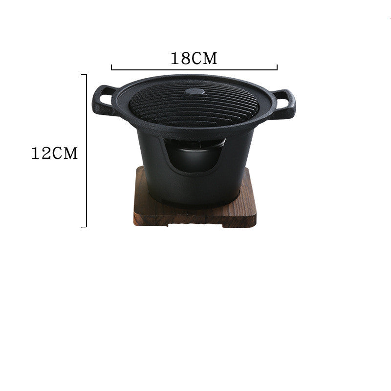 Non Stick Small Indoor BBQ Grill Household Cooking Grill