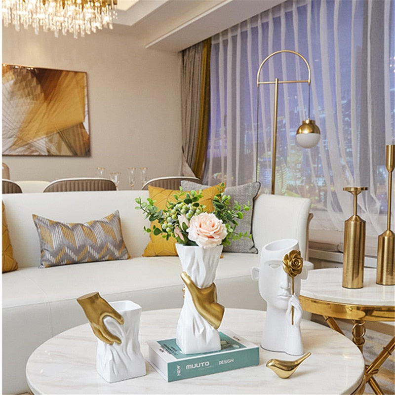 Creative Decorative Home Vase Decor Accent Piece
