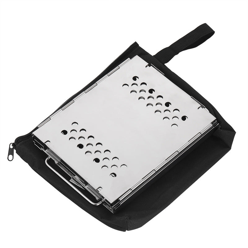 Portable Outdoor Stainless Steel Removable Camping BBQ Grill