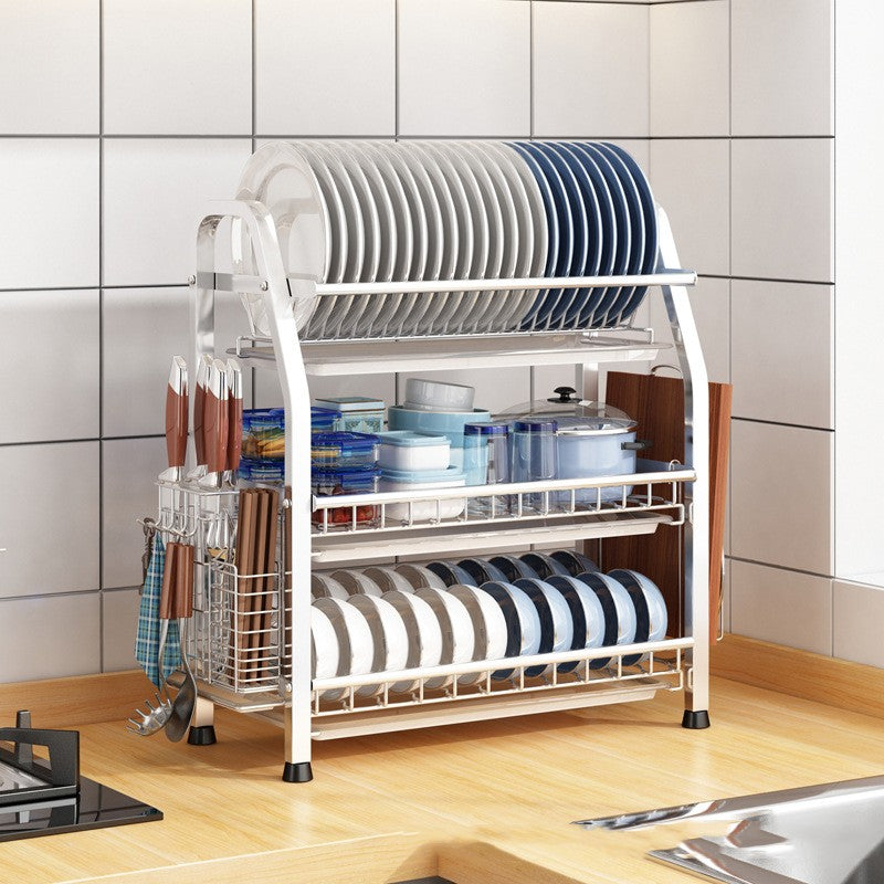 Stainless Steel Kitchen Storage Rack Multifunctional