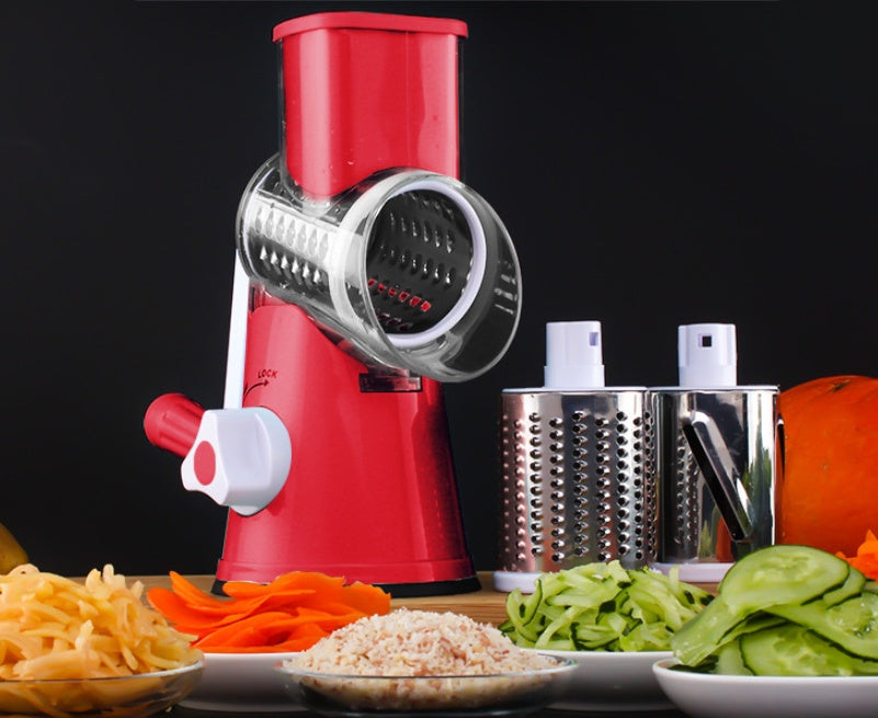 Multifunctional Round Mandoline Vegetable And Cheese Slicer