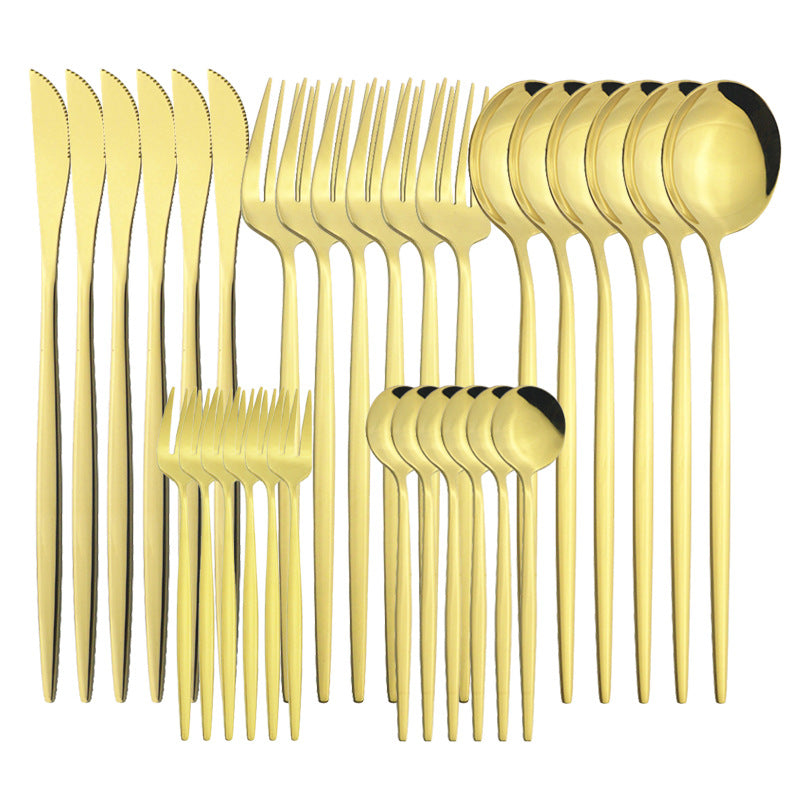 Stainless Steel Creative Cutlery Set Coffee Spoon Fruit Cake Fork