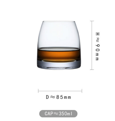 Thick Crystal Glass Whiskey Tumbler For Home Use