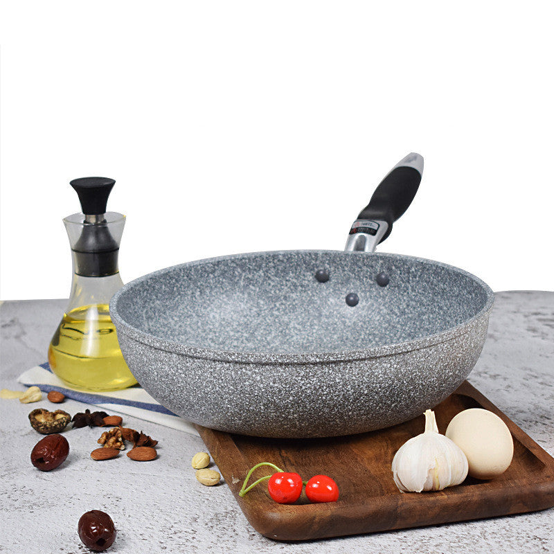 Japanese Maifan Stone Non Stick Deep Frying Wok Pan