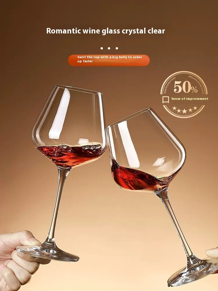 Luxury Crystal Glass Goblet For Elegant Beverage Serving