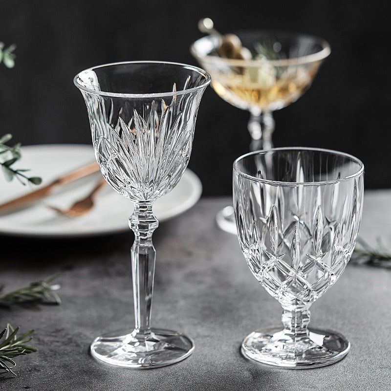 Vintage Luxury Crystal Goblet For Elegant Beverage Serving