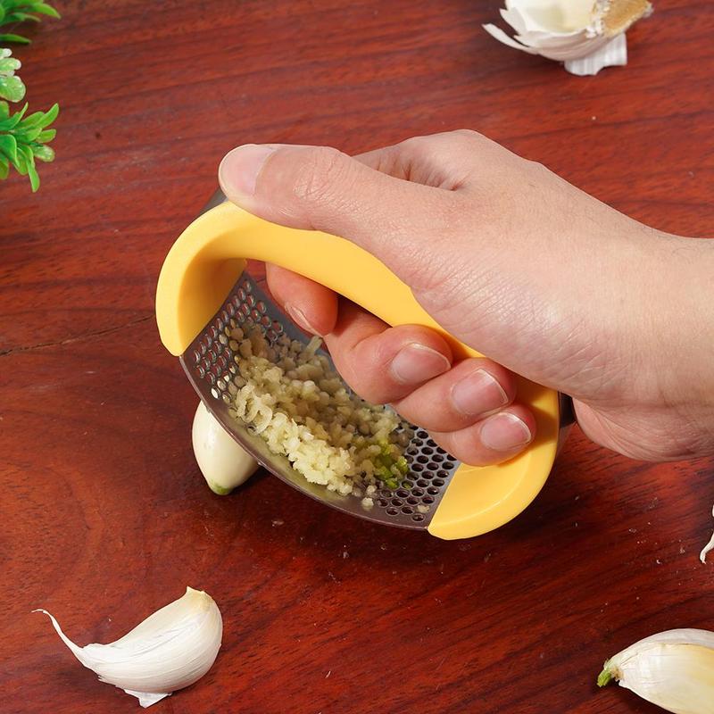 Stainless Steel Garlic Press And Masher