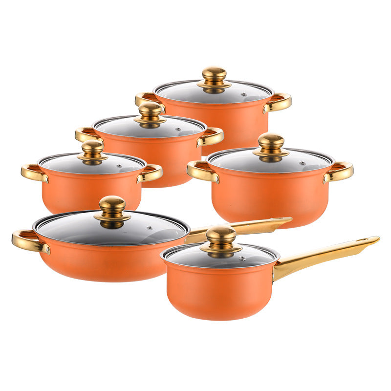 Stainless Steel Frying Pan Non-Stick Pan Frypan Set