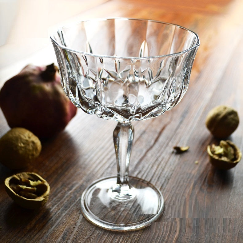 Elegant Wide Mouth Crystal Goblet For Celebratory Drinks