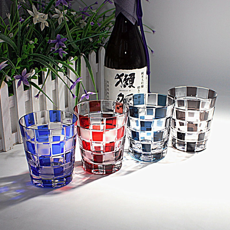 Elegant Crystal Glass Beverage Tumbler For Home Use