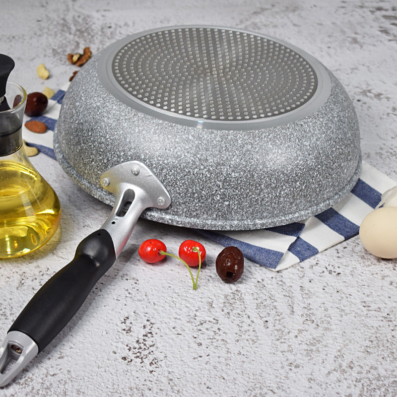 Japanese Maifan Stone Non Stick Deep Frying Wok Pan