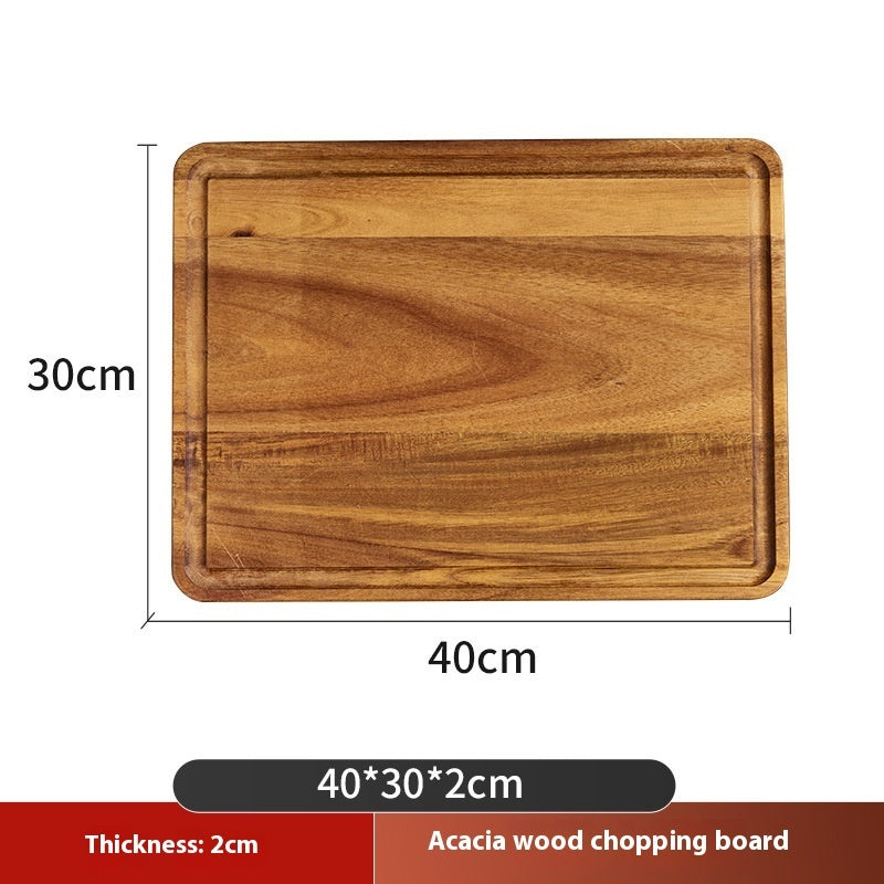 Acacia Wood Thickened Kitchen Chopping Board Household Cutting Board