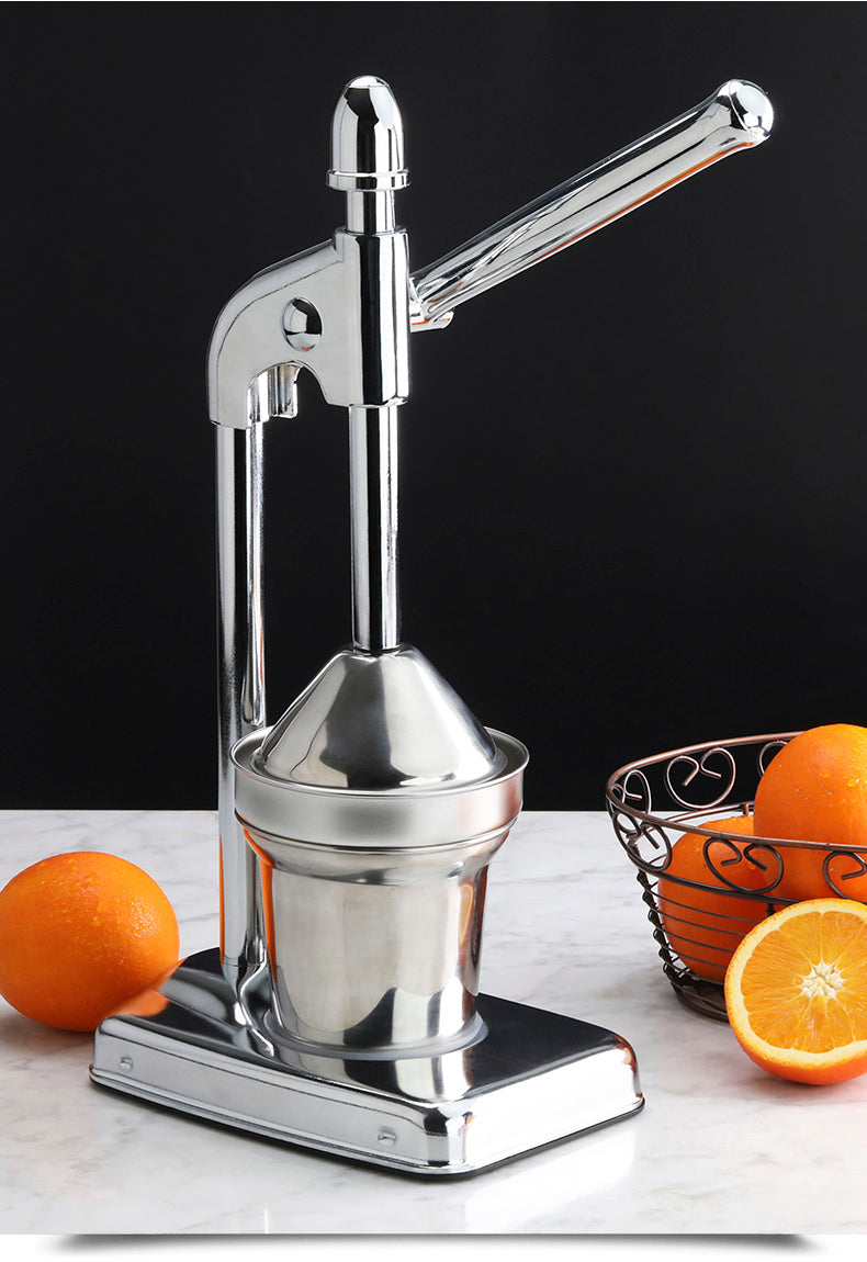 Commercial Stall Manual Juicer Stainless Steel Platen