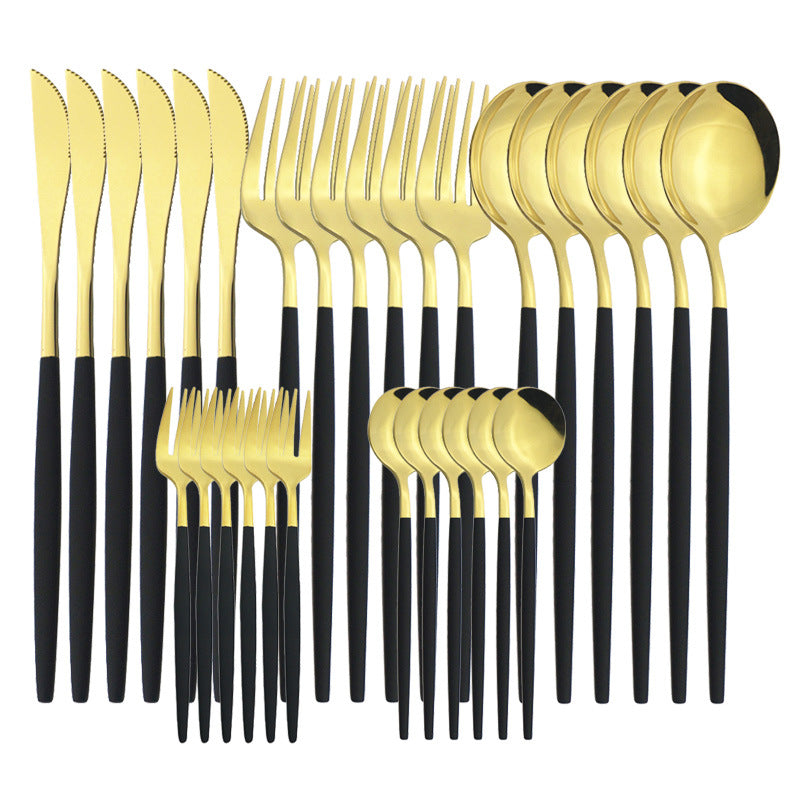 Stainless Steel Creative Cutlery Set Coffee Spoon Fruit Cake Fork