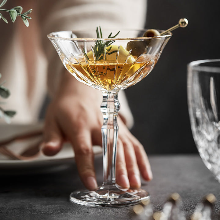 Vintage Luxury Crystal Goblet For Elegant Beverage Serving