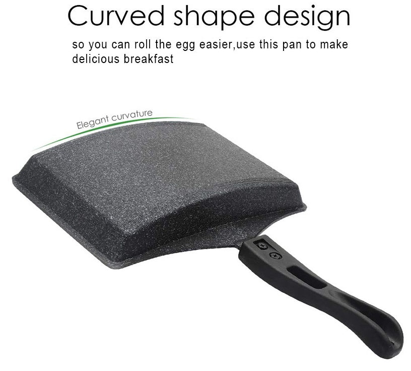 Japanese Tamagoyaki Maifan Stone Non Stick Egg Roll Pan