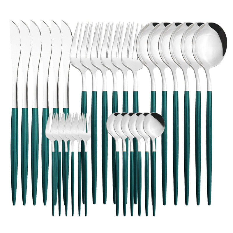 Stainless Steel Creative Cutlery Set Coffee Spoon Fruit Cake Fork