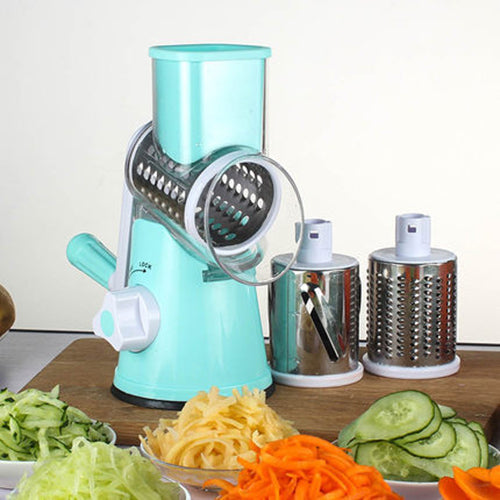 Multifunctional Round Mandoline Vegetable And Cheese Slicer