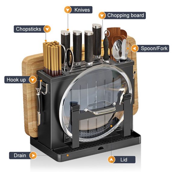Stainless Steel Kitchen Chopsticks Storage Rack