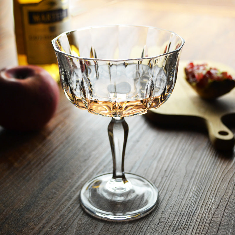 Elegant Wide Mouth Crystal Goblet For Celebratory Drinks