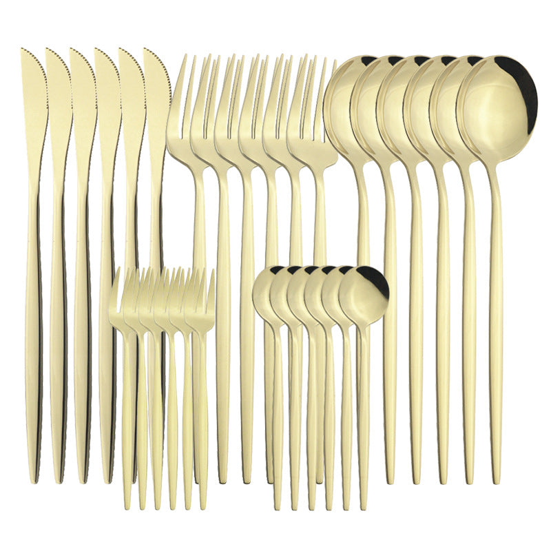 Stainless Steel Creative Cutlery Set Coffee Spoon Fruit Cake Fork