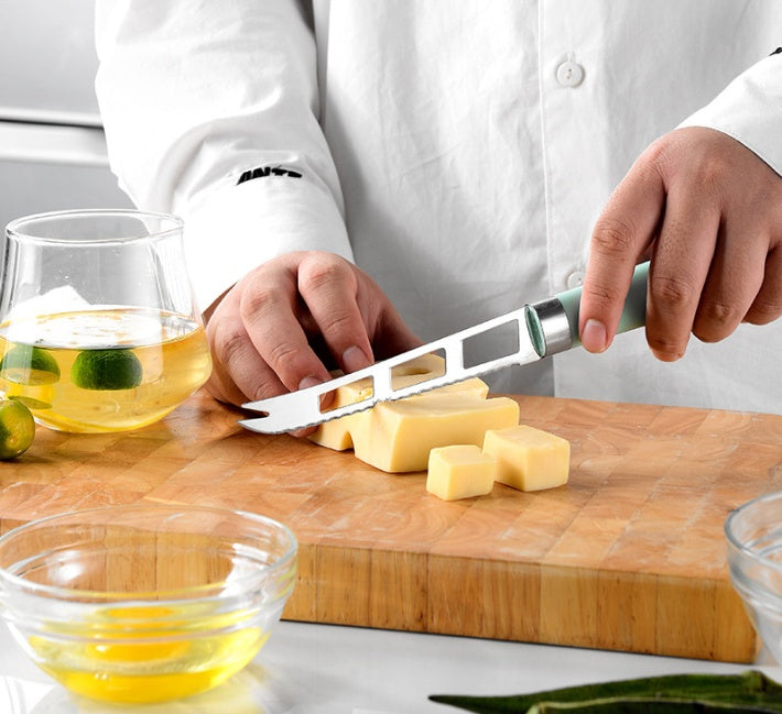 Creative Stainless Steel Kitchen Utensils Plastic Handle Set