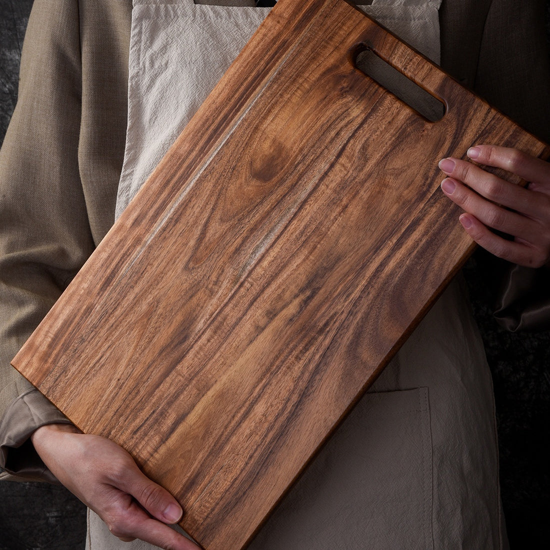 Square Acacia Wood Large Cutting Board Steak Household Chopping Board
